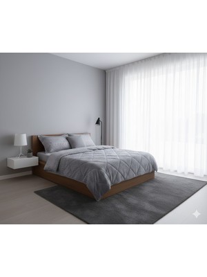 Uykulin Wellsoft Tek Kişilik Uyku Seti Antrasit