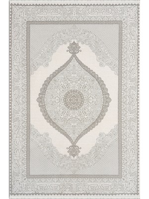 Woolen Halı Palace Modern Akrilik Halı 4851 Gri