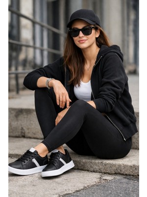 Xstreet Çizgili Kadın Spor Ayakkabı Yürüyüş Ayakkabısı Sneakers