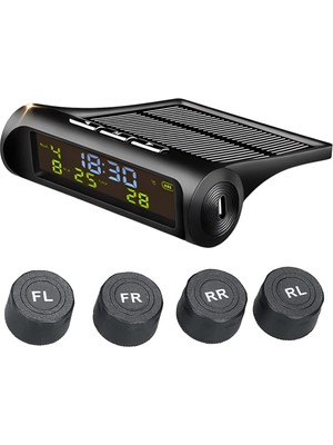 Gaman Güneş Enerjili Araç Lastik Basınç Ölçme Izleme - Lastik Basıncı Takip Etme