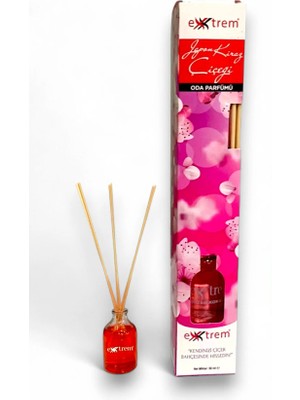 Extrem Japon Kiraz Çiçeği Bambu Çubuklu Oda Parfümü 50 ml – Sakura Esansı