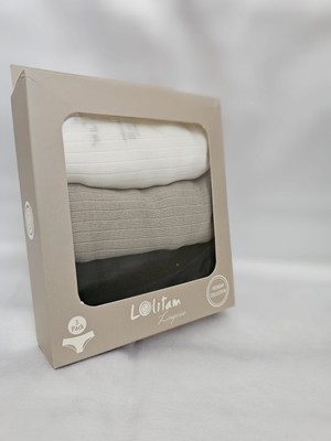 Lolitam Lingerie Hb Comfort Kadın Pamuklu Bato Külot 3’lü Set