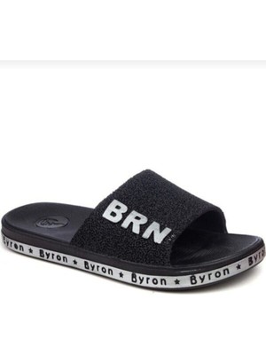 Waykon Unisex Siyah Ses Yapmaz Kaymaz Taban Terlik