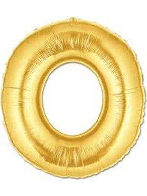 Shoplet Buğz Altın Sarısı Folyo Harf Balon 1 Metre