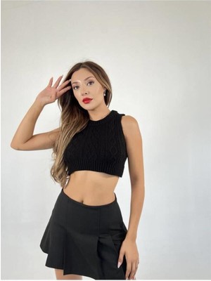 Ckm Moda Maggie Yüksek Kalite Kadın Süveter Siyah