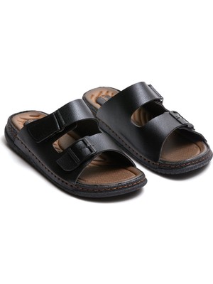 Waykon Yazlık Erkek Çift Toka Ayarlanabilir Günlük Terlik