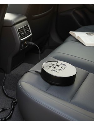 Astraltech Güvenli Voltaj Korumalı Araç Power Inverter Çoklu Cihaz Desteği