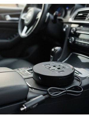 Astraltech Araç Içi Power Inverter Çoklu USB Girişli Hızlı ve Güvenli Şarj