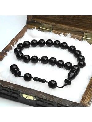 Blackcraft Erzurum Oltu Taşı Maskot Boy Oltu Taşı Tespih