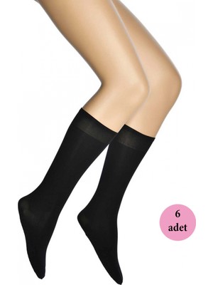 Marsilyan 6 Adet Masaj Kadın Çorap Siyah 500
