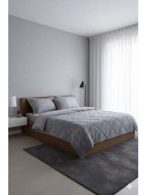 Uykulin Wellsoft Tek Kişilik Uyku Seti Gri