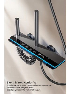 Robo K12C yeni nesil Led göstergeli tuşlu dijital duş sistemi