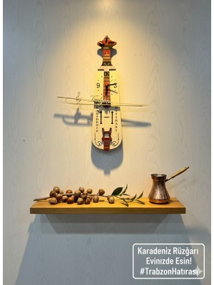 Seymen Bıçakçılık Lazer Tasarım Kemençe Dekoratif Duvar Saati