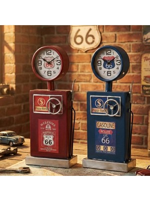 Shoplet Buğz Klasik Benzinlik Tasarımlı Masaüstü Saat