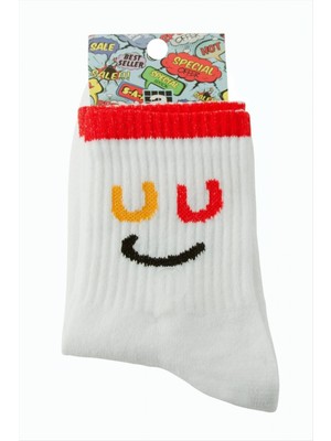 Marsilyan Emoji Kolej Çorap 8*28