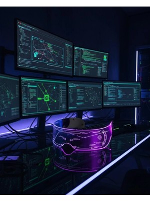 Shoplet Buğz Çok Renkli LED Parti Gözlüğü Ergonomik ve Hafif Tasarım