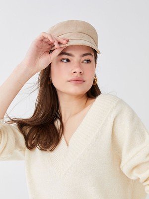 Lc Waikiki Yeni Sezon Kadın Düz Denizci Şapka