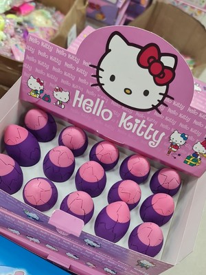 Hello Kitty Sürpriz Figür Yumurta Hello Kitty Kuromi My Melody Çatlayan Sürpriz Yumurta 1 Adet