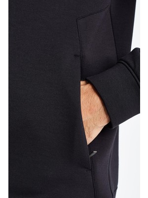 Lescon 24N-1133 Erkek Fermuarlı Kapüşonlu Üst