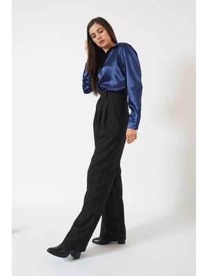 Ckm Moda Harriet Yüksek Kalite Kadın Pantolon  Siyah