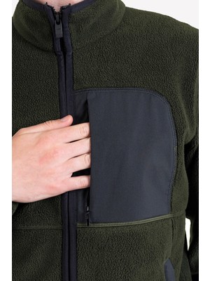 Lescon Askeri Erkek Polar Fermuarlı Sweatshirt 23K-1068