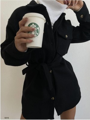 Ckm Moda Yüksek Kalite Kadın Ceket Siyah