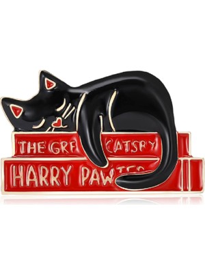 TrendyChic Uyuyan Kedi Broş