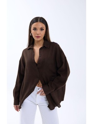 Nova Epoxy Art 7399 Gömlek-Kahve