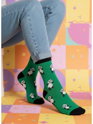 Baff Panda Desenli Çorap 43-46