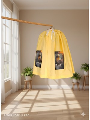 Neda Home Resim Baskılı Kuş Kafes Örtüsü