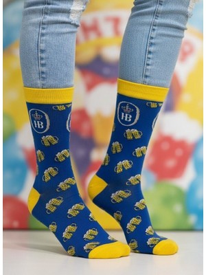 Baff Kupa Desenli Çorap 39-42