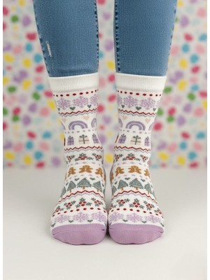 Baff Hediye Paketi Desenli Çorap 35-38