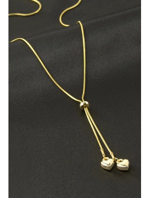 Marsilyan Kalp Çelik Kolye