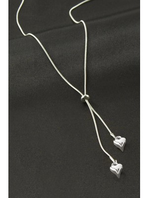 Marsilyan Kalp Çelik Kolye