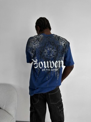 "souvenir Of The Royal" Baskılı Oversize T-Shirt