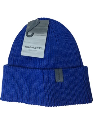 Spteks Suyutti Ünisex Yetişkin Lacivert Renk Kışlık Triko Astarlı Soft Bere