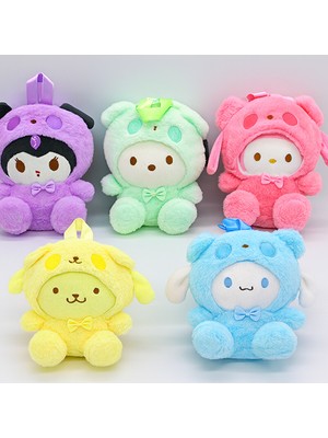 Evrenial Peluş Kawaii Kuromi My Melody ve Cinnamoroll Sırt Çantası