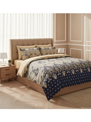 Harikabirev |çift Kişilik Nevresim Takımı Lastikli Pamuklu Çarşaf Nevresim Seti |çknt