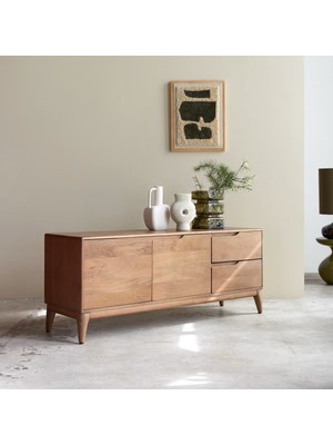 Gabrielle Masif Ahşap Tv Ünitesi