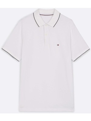Tommy Hilfiger Erkek Beyaz Tommy Hilfiger Performance Jersey R, Ybr Beyaz Erkek T-Shirt & Polo