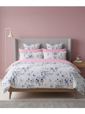 Harikabirev |çift Kişilik Nevresim Takımı Lastikli Pamuklu Çarşaf Nevresim Seti Dal |çknt