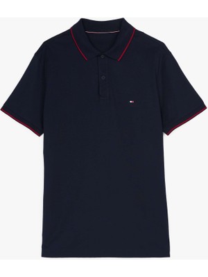 Tommy Hilfiger Erkek Siyah Tommy Hilfiger Performance Jersey R, Dw5 Siyah Erkek T-Shirt & Polo