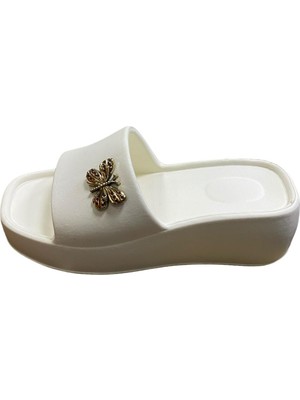 Güven Kundura Kadın Kalın Taban Eva Taşlı Terlik