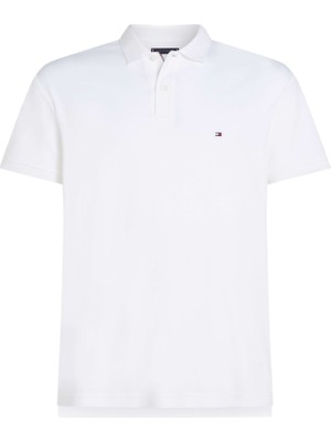 Tommy Hilfiger Erkek Beyaz Tommy Hilfiger Interlock Placket In, Ybr Beyaz Erkek T-Shirt & Polo