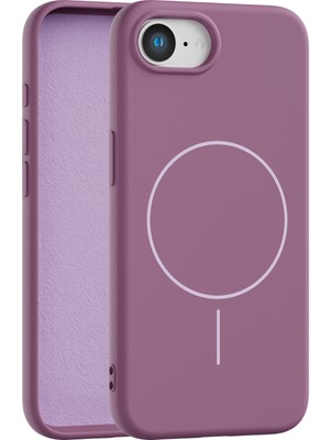 Vissona iPhone 16E Uyumlu Içi Kadife Magsafe Wireless Şarz Özellikli Telefon Kılıfı