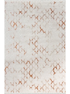 Woolen Halı Rustik Akrilik Halı 3202 Terra