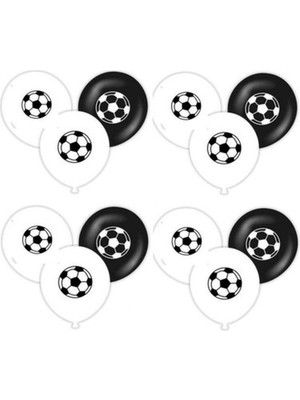 Futbol Takımı Renkleri Top Baskılı 10 Lu Balon