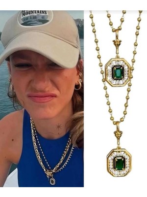 Çelik Gold Leyla Kolye