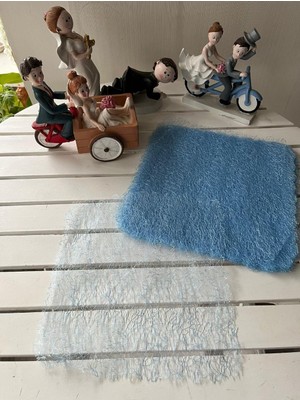 Helvacıoğlu Çikolata Stokları Bitiriyoruz, 22 cm Kesilmiş Ağ Tül, 100 Adetli