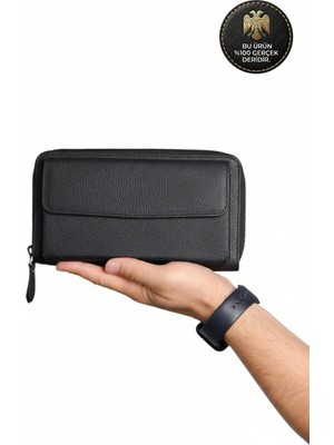 Atlas Deri Hakiki Deri Unisex El Çantası | Ikarus